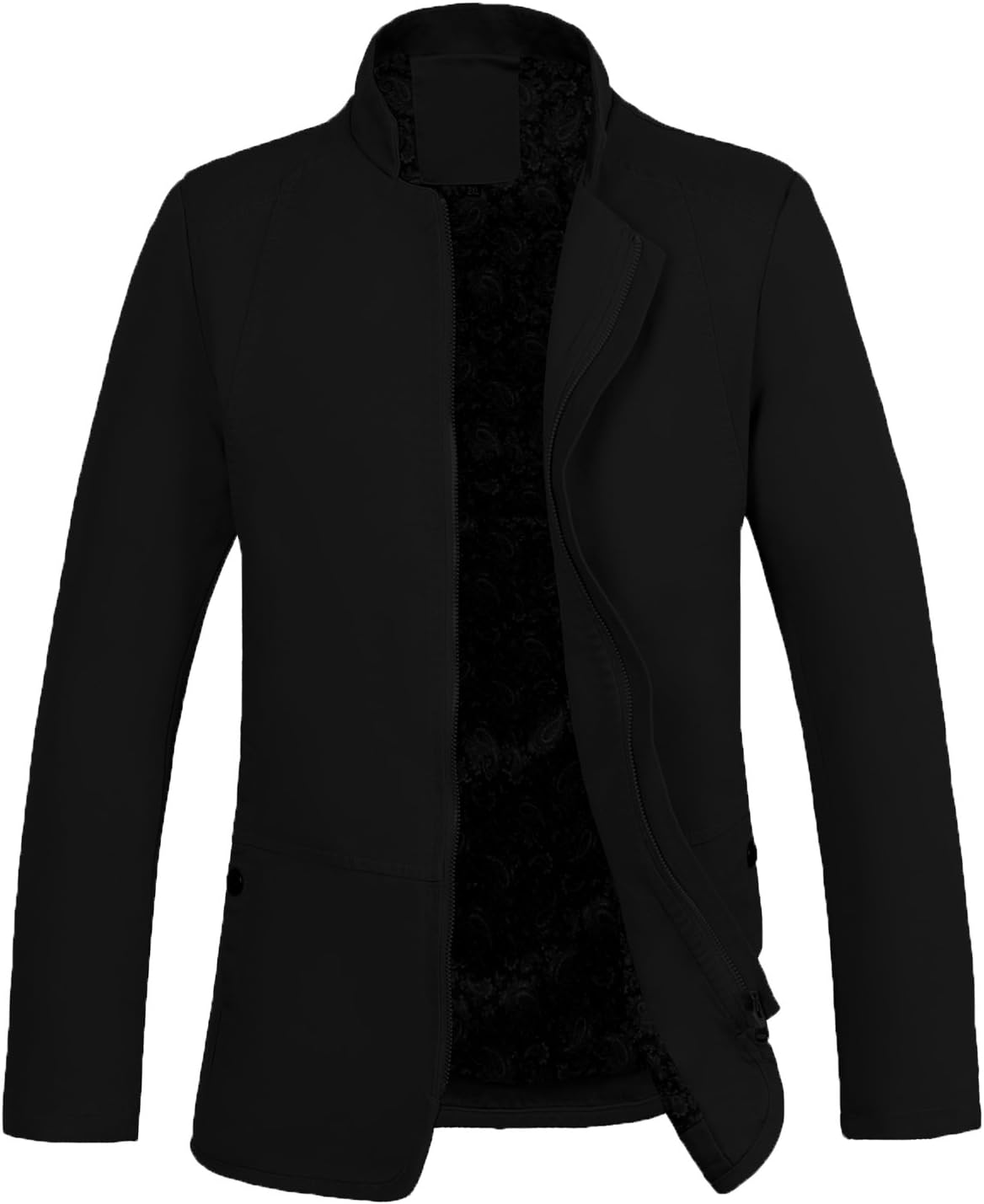 Lende Men's Leisure Cotton Jacket Zipper Coat