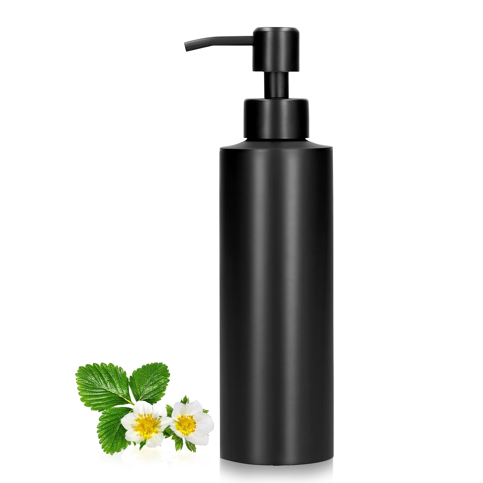 Stainless Steel Soap Dispenser, 304 Stainless Steel Black Shower Soap Dispenser Slim Kitchen Soap dispenser for Bathroom Home Hotel