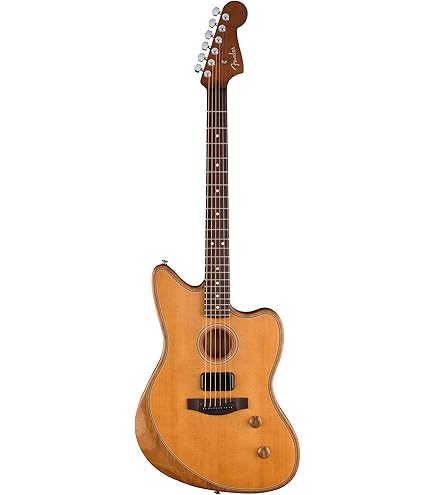 Amazon.com: Fender Acoustasonic Player Jazzmaster Acoustic