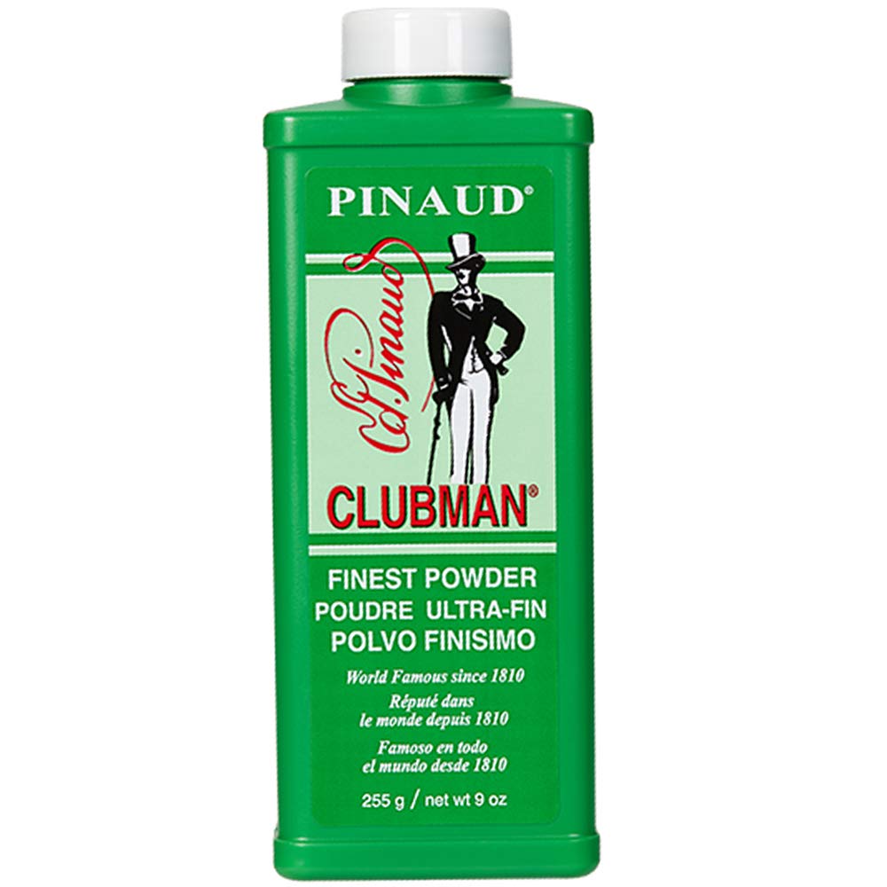 Clubman Talc White, 9 oz.