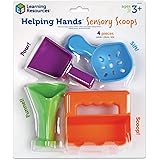 Learning Resources Helping Hands Sensory Scoops, 4 Pieces, Ages 3+, fine Motor Skills Toys for Children, Toddlers bin, Tool S