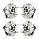 Front Rear Wheel Bearing & Hub Assembly Kit For