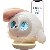 ropet KAMOMO AI Pet Interactive Companion Robot with Gemini Chat, Emotional Support AI Gifts for Adults and Kids, Warm Lifelike Robotic Desktop Pets with AI Diary and Auto-Sketch