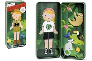 Petit Collage Shine Bright Nature Studies Magentic Dress Up & Play Set PTC270, Multicolor