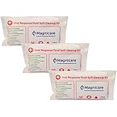 Magnicare First Response Spill Kit - Be OSHA Compliant | Bloodborne Pathogen & Vomit Cleanup Kit: Comprehensive Spill Respons