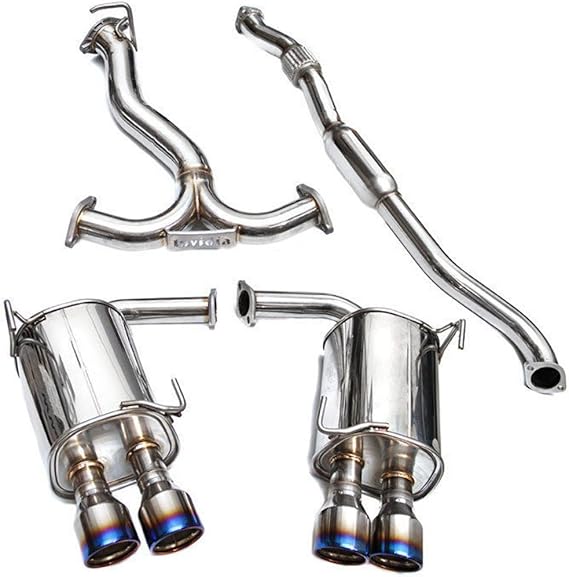 Invidia (HS15STIG3T) Q300 Rolled Titanium Quad Tip CatBack Exhaust
