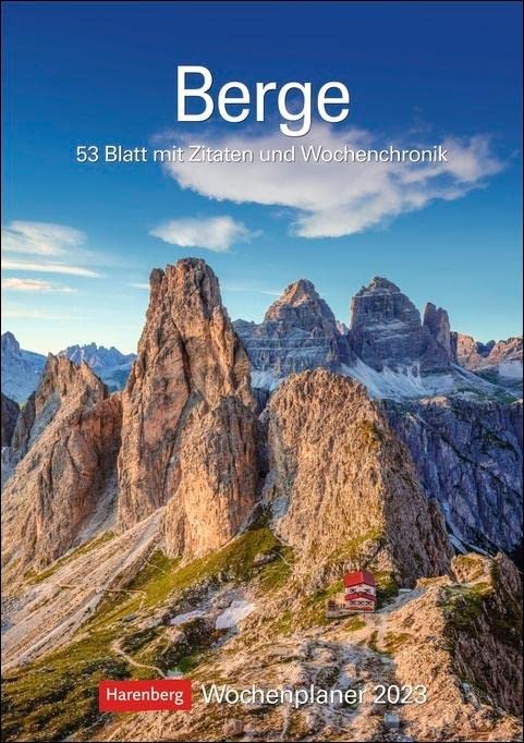 Berge 2023 Weekly Planner - 53 Sheets of Quotes and Weekly Chronics