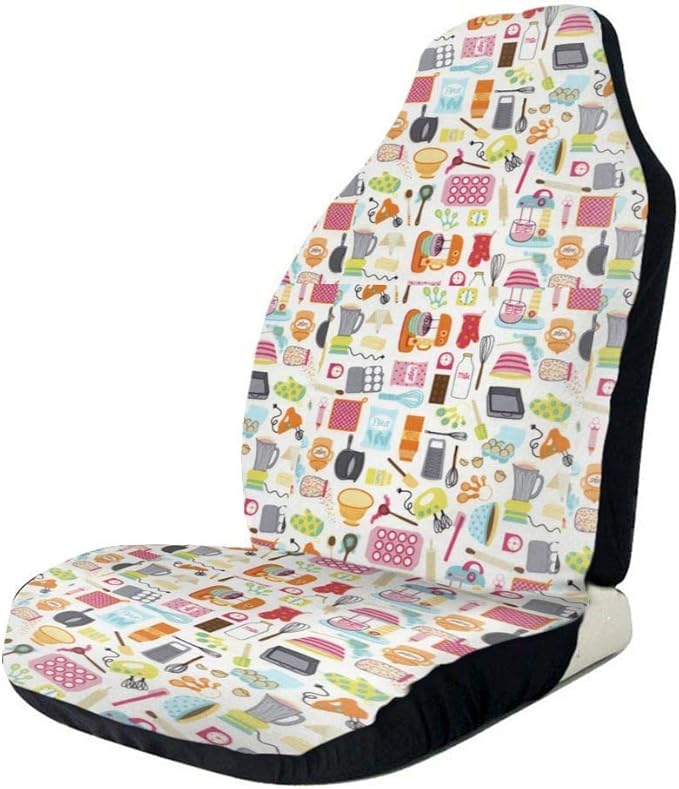 Plum Floral Universal Fit Waterproof Car Seat Cover Classic Car Seat