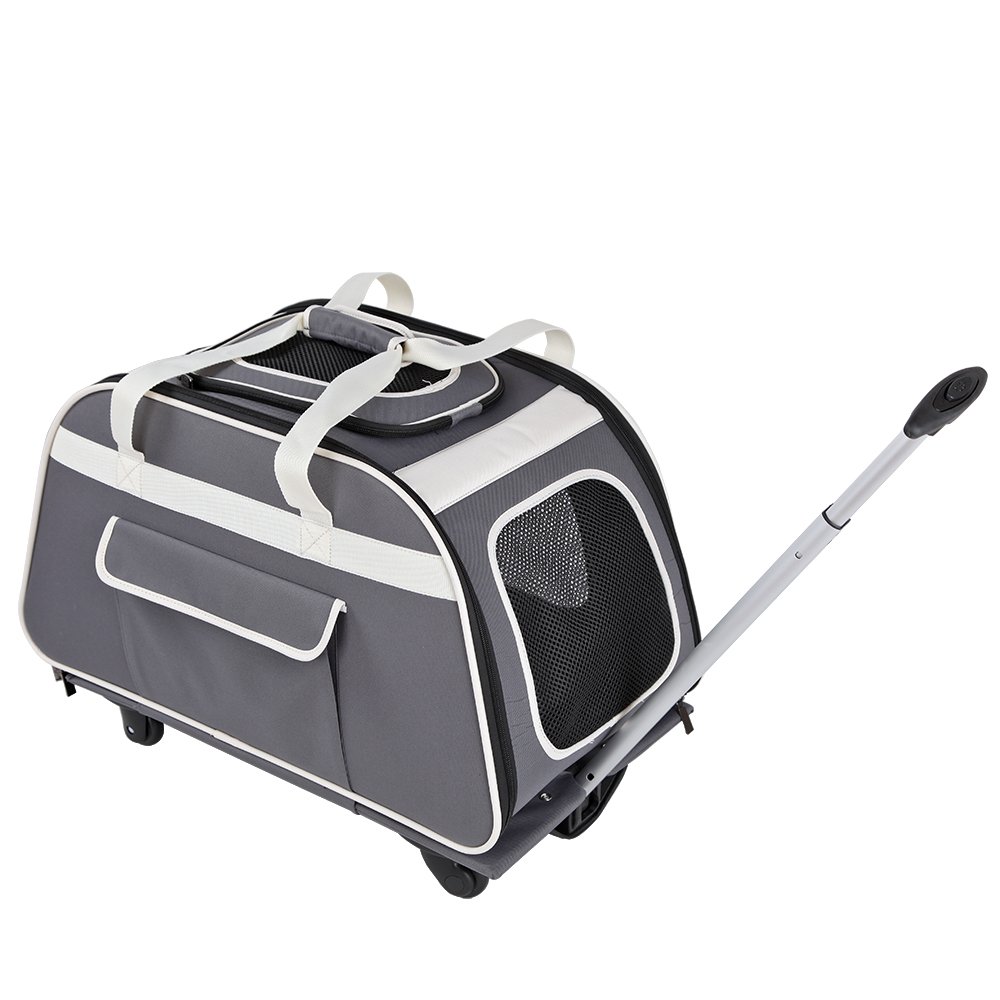 Petsfit Rolling Pet Carrier for Pets up to 28 Pounds, Not Airline Approved: Baby