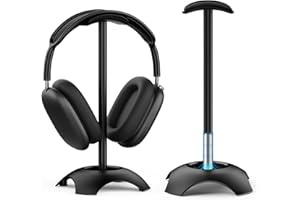 Ceecysaa Headphone Stand, Headset Stand with Aluminum Supporting Bar, Headphone Holder with Stable Anti-Slip Base, Headset Ho