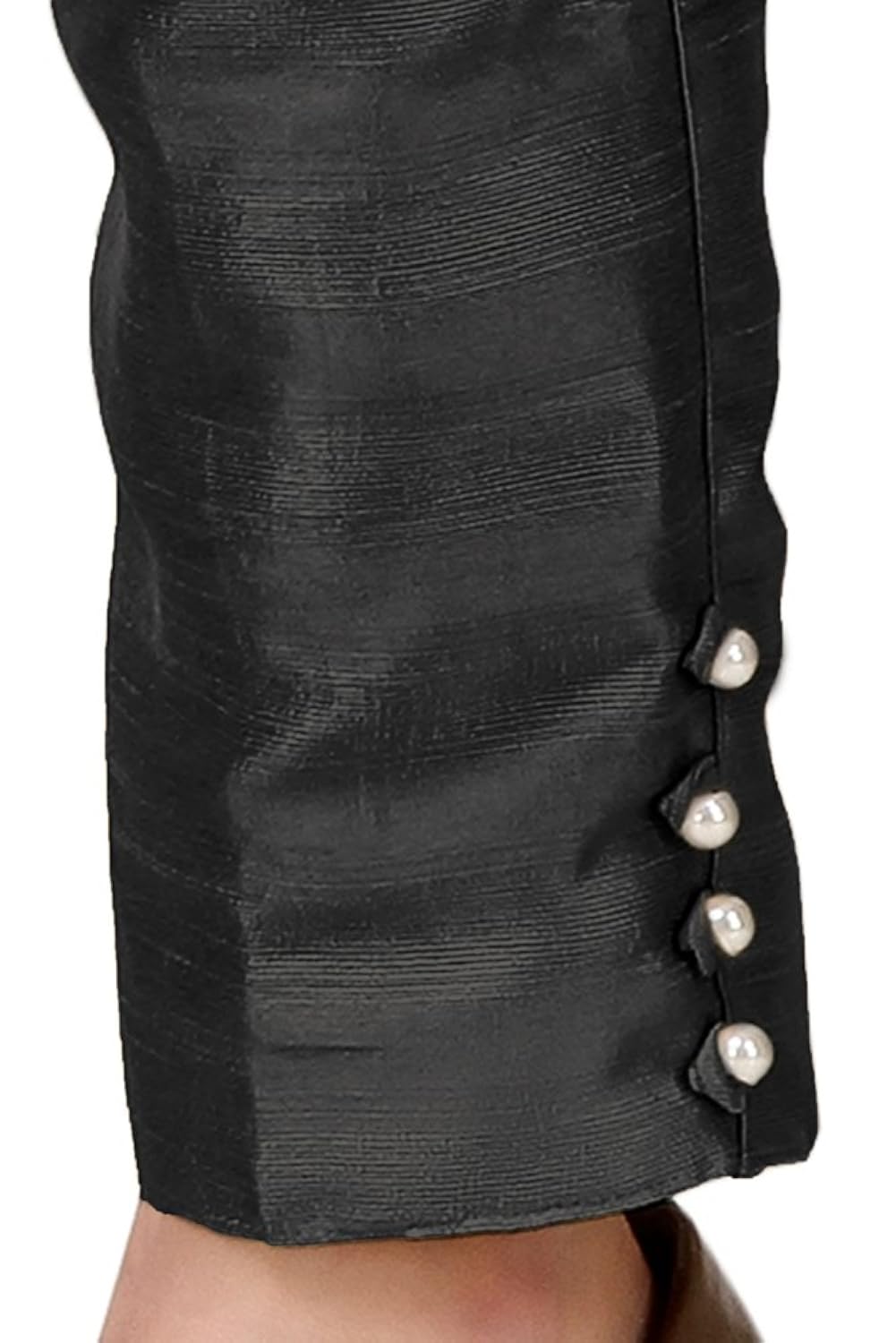 oneoeightdesigns women's cotton silk pants and pearl finish buttons