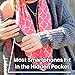 Pop Fashion Scarves for Women, Girls, Ladies, Infinity Scarf with Zipper Pocket Pattern