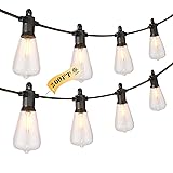 KAWAYA 200FT Patio String Lights: 100+4 Dimmable