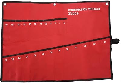 Be In Your Mind 25 Pocket Tool Roll Bag Wrench Spanner Plier Screwdriver Storage