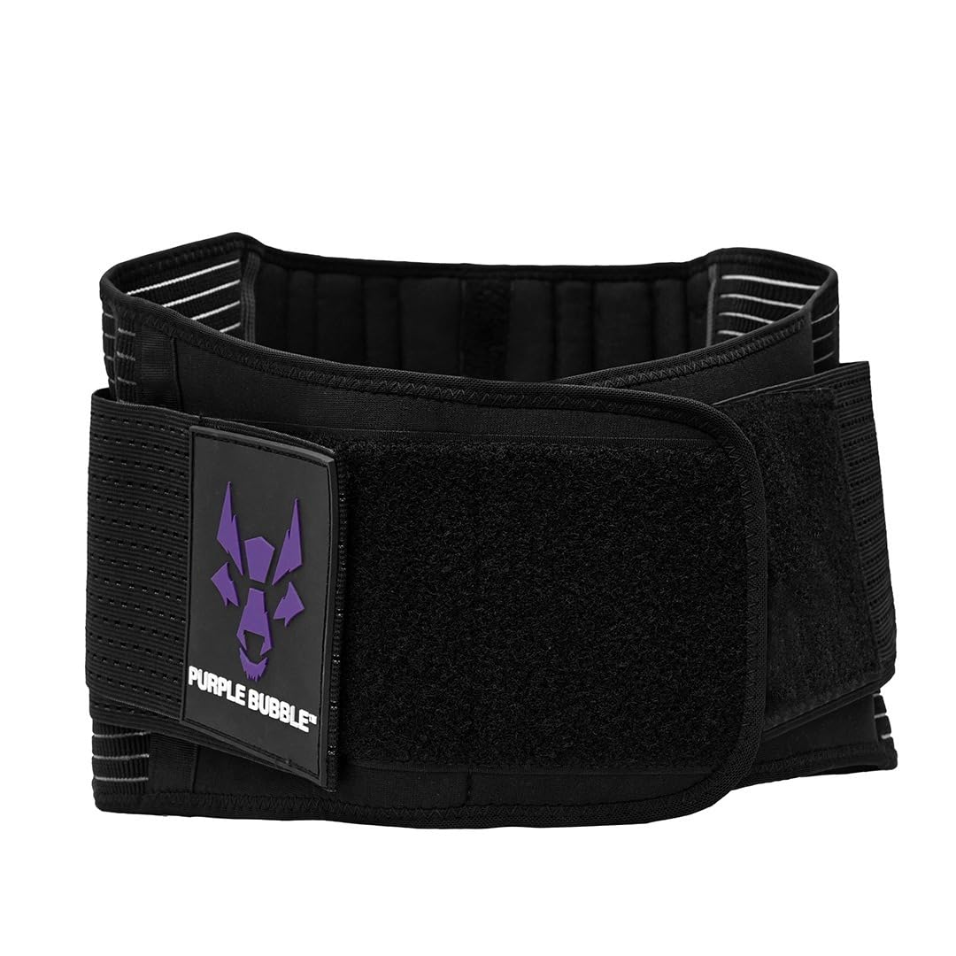 purplebubble Back Brace Support Belt for Back Pain - Instant and long lasting relief from Herniated Disc, Sciatica, Scoliosis. Comes with detachable Support Pad — image 1