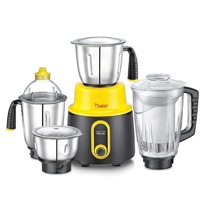 Prestige Delight Plus Mixer Grinder, 750W, 4 Jars