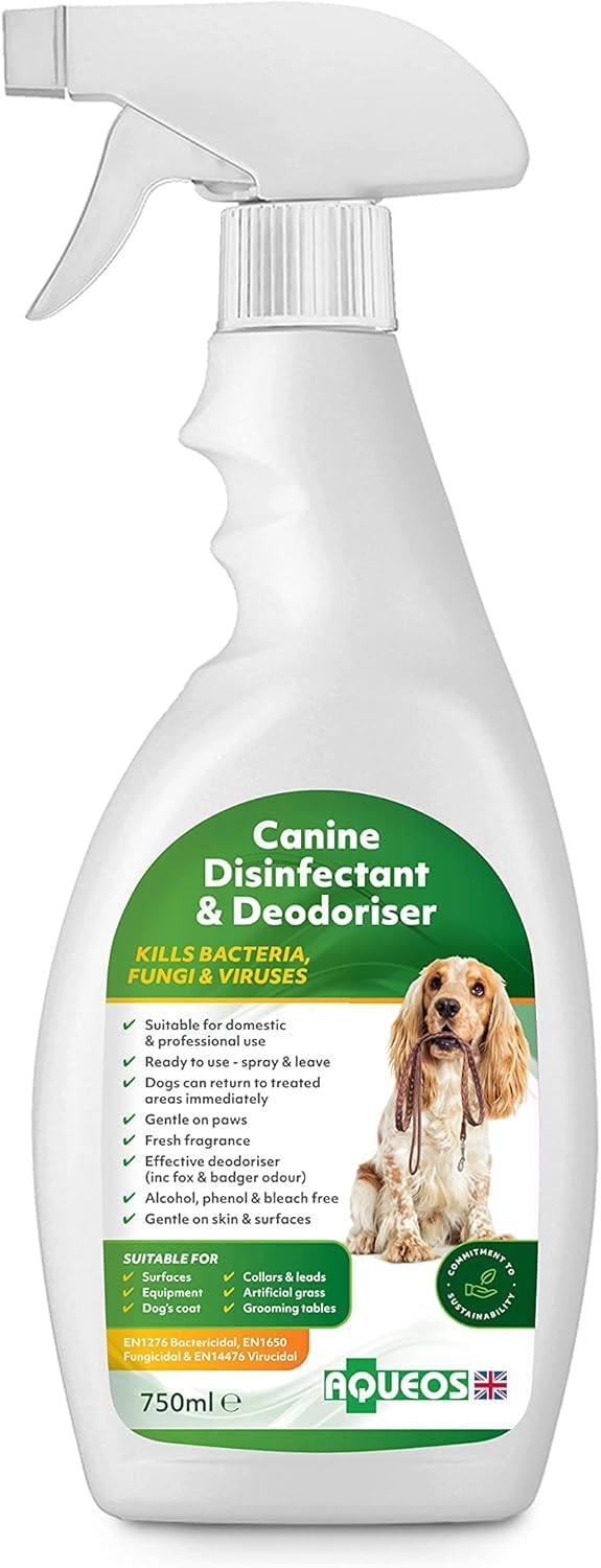 Aqueos Canine Disinfectant and Deodoriser, 750 ml