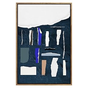 SIGNWIN Framed Canvas Print Wall Art Large Black...