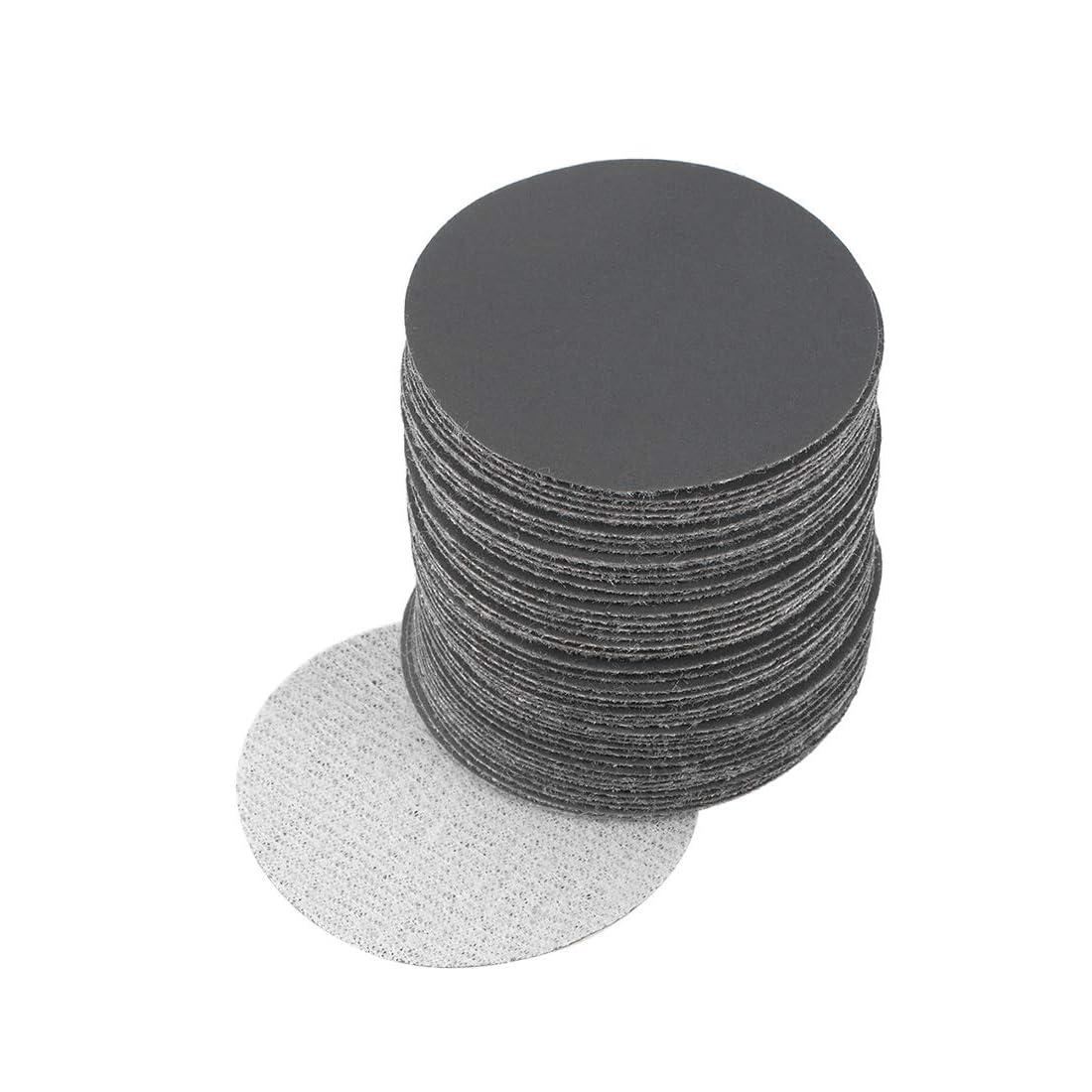 TA-VIGOR 50Pcs 50mm Wet and Dry Sanding Discs, 1500 Grit 2 Inch Hook and Loop Sandpaper Electrostatic Sand Planting Silicon Carbide Sanding Discs