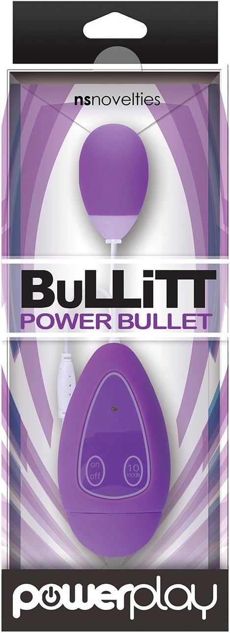 NS Novelties Purple Powerplay Bullitt Single Vibrator - Image 3