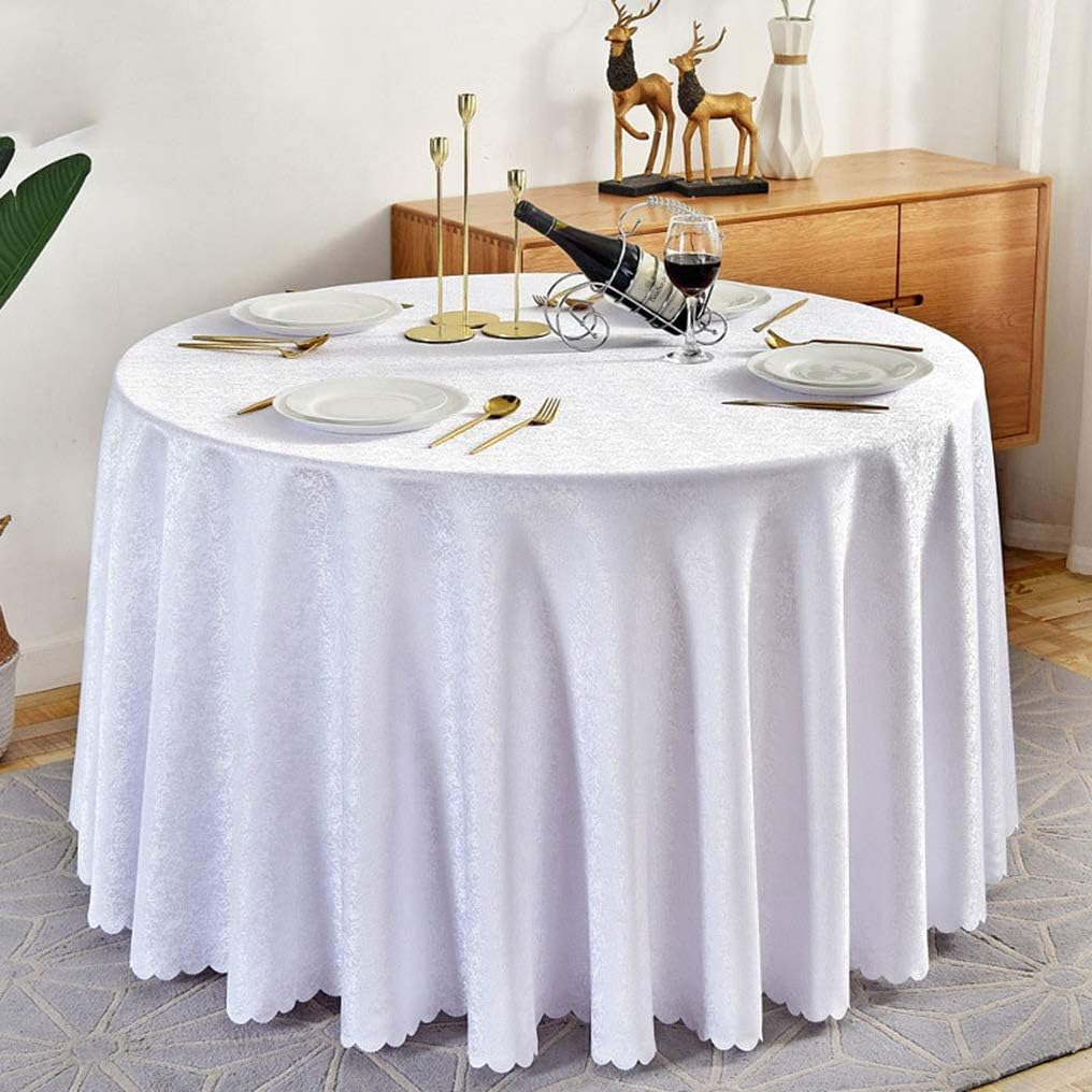進化版 テーブルクロス 無地 ウェディング 披露宴 結婚式 パーティー 展示会適用 ホワイト 白 食卓カバー おしゃれ 高級感 コットンインフルエン クリアランスバーゲン Www Iacymperu Org