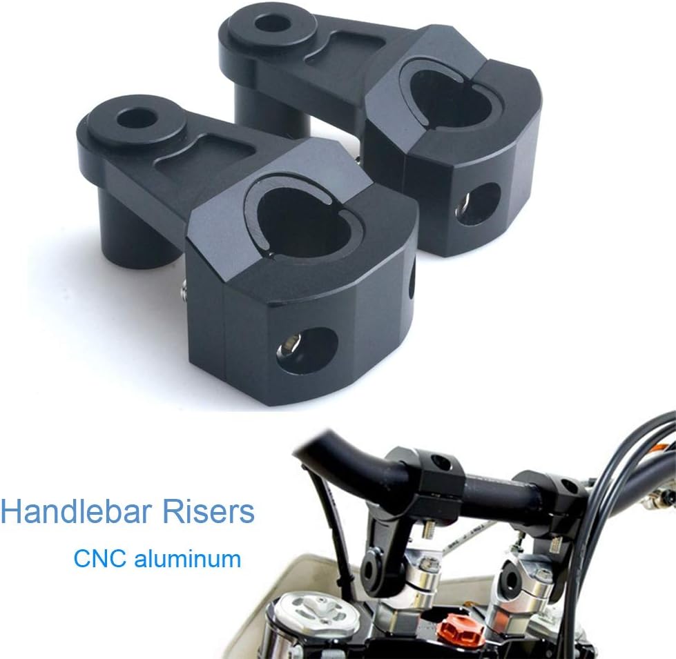 7/8"/22MM/ Motorcycle Handlebar Risers Pivoting Bar Mount Riser For Yamaha Suzuki Kawasaki Honda KTM Aprilia Ducati Triumph BMW