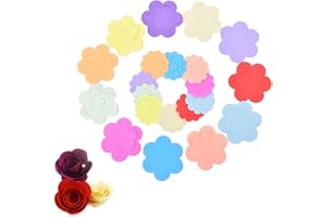 ODETOJOY Flower Quilling Paper Strips Craft Make Paper Flowers Kit for Scrapbooking (Rose Flower Paper)