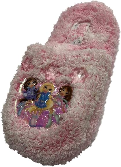 fuzzy pink slippers