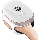 Hand Massager, Rechargeable Hand Massager with Heat, Air Compression & Kneading for Pain Relief – Ideal for Arthritis, Carpal Tunnel, and Hand Fatigue – Portable, Cordless Design for Home & Office
