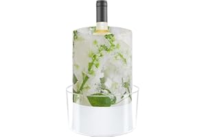 MARKETTY Ice Mold Wine Bottle Chiller,DIY Acrylic Ice Bucket for Cocktail Bar Party Wedding Festival Halloween Chirstmas Holiday Champagne Wine Whisky Beer Drink for Any Theme or Season,1 Pack