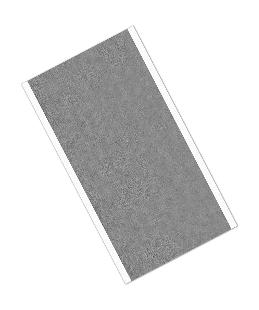 TapeCase 433 5" x 10.5"-25 Silver High Temperature Aluminium/Silicone Adhesive Foil Tape, 5" x 10.5" Rectangles, 0.0036" Thickness, 10.5" Length, 5" Width (Pack of 25)