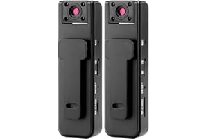 Ultra HD 2-in-1 Sports Video Audio Recorder, 1080P Wearable Body Camera with Night Vision, Wide Angle Lens, 5H Life, Clip-On 