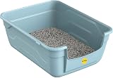 Cat Centre Blue Large Litter Tray Open Box with Scoop Deep High Sided 50x38.5cm view 5