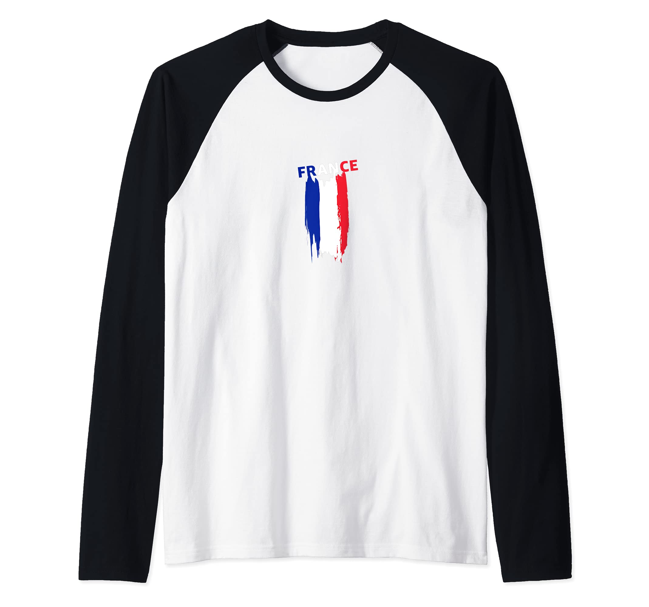 Flag France Raglan Baseball Tee