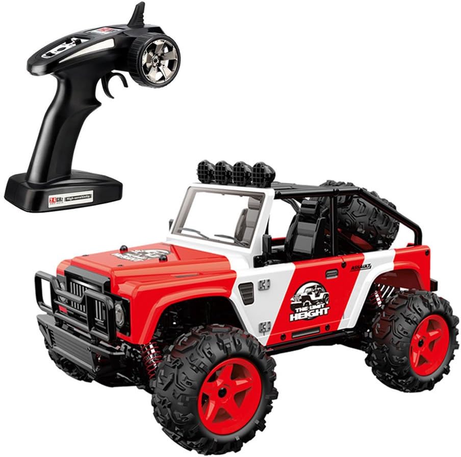 SZJJX High Speed RC Cars, 45KM/H+ Racing Remote Control Monster Trucks 1/22 Scale 4WD 2.4Ghz Radio Controlled Off-Road Vehicle Rock Crawler Fast Electric Desert Buggy SJ1511 Red