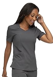HeartSoul Women Scrubs Top V-Neck Break On Through