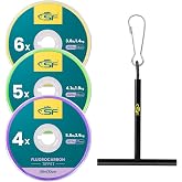 SF Clear Fluorocarbon Fly Fishing Tippet &amp; Leader Line | 100% fluorocarbon, fast sinking, low underwater visibility, ideal for fly fishing