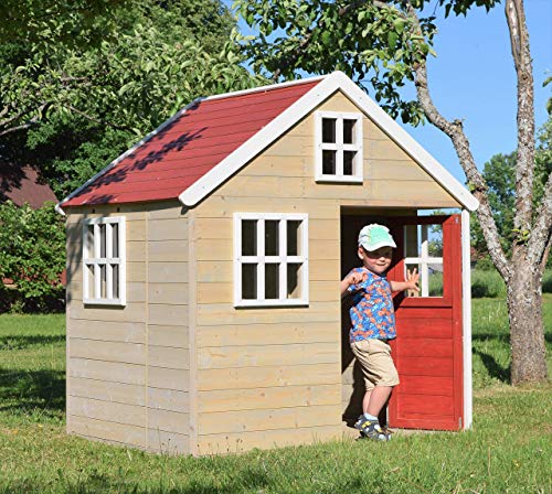 Wendi Toys M13 Nordic Villa Maison de Jeu en Bois pour Enfants