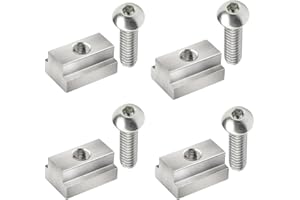 KOHUIPU T Slot Nuts Fit for Toyota Tacoma Bed Rack Rail Bed Cleats Pick-Up Truck Bed Deck Rails for Tundra Pickup Truck Deck Bike with Stainless Button Socket Cap Screw