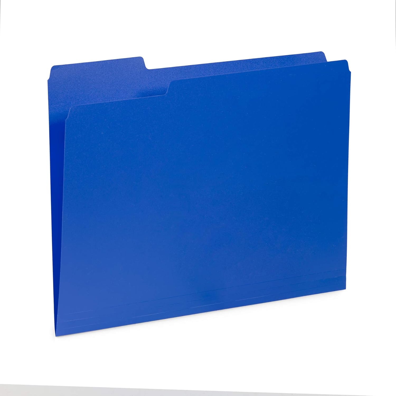 Blue Summit Supplies Plastic File Folders, 1/3 Cut Tab, Heavy Duty Multi Colored Poly Folders, Letter Size, 30 Pack : Office Products