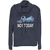 Disney Junior's Lilo & Stitch Not Today Cowl Neck Sweatshirt