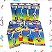 Party Favors for Kids,Boys,Girls 12 PCs Assorted Pack-Retro Backpack Keychain Charms w/Clips and Tiny Bells