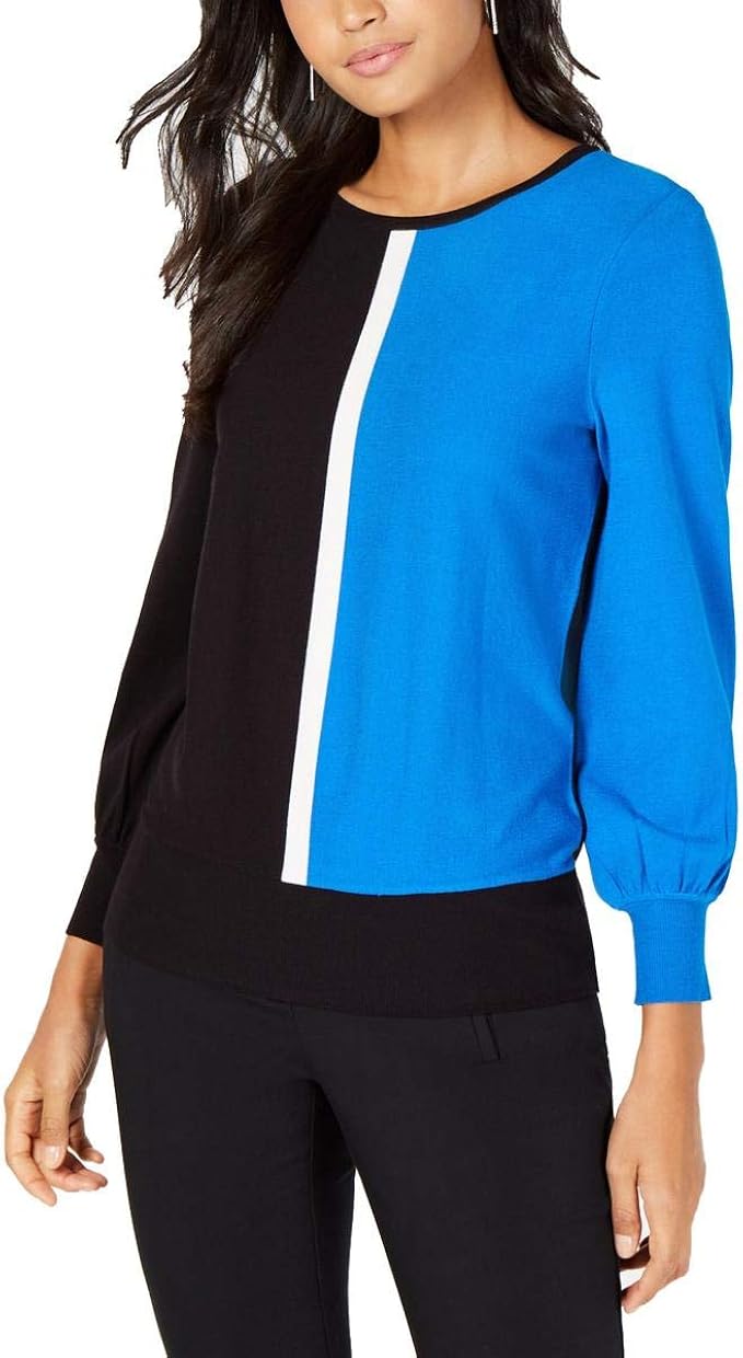 alfani colorblock sweater