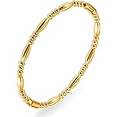 Tidefire Stainless Steel Bamboo Design Bracelet Titanium Steel Bangle