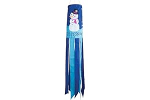 In the Breeze 5026 Let It Snow Holiday Windsock-Outdoor Hanging Decoration, 40-Inch