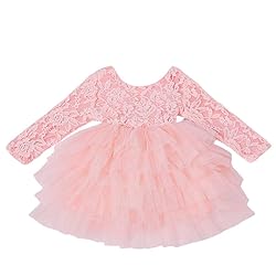 Cilucu Baby Girls Dress Toddler Kids Party Dress