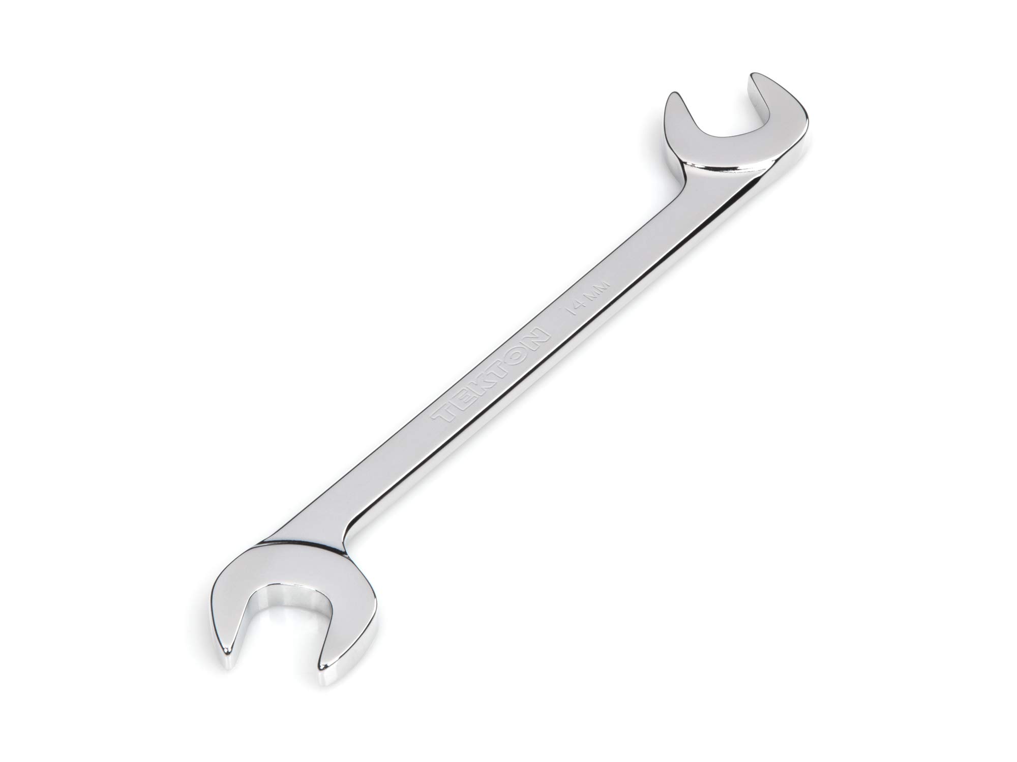 TEKTON 14 mm Angle Head Open End Wrench | WAE84014 | Made in USA