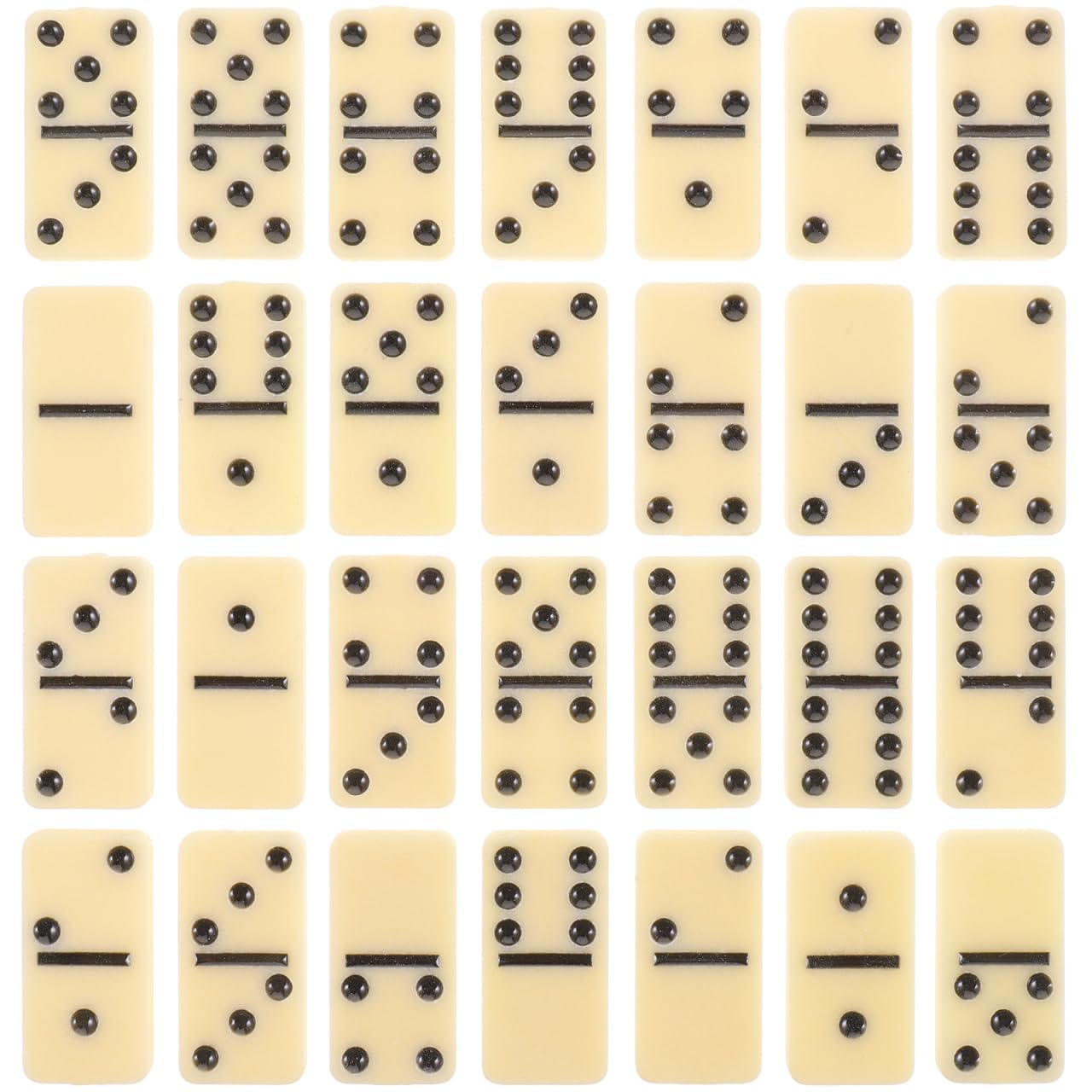 Gatuida Dominoes Set for Adults Double Nine Game Set 28 Pieces Lightweight Travel Domino Blocks for Family Party Gatherings and Indoor Fun