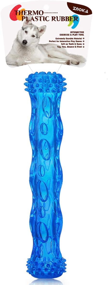 ZNOKA TPR Squeak Dog Chew Bone Toy - Image 3