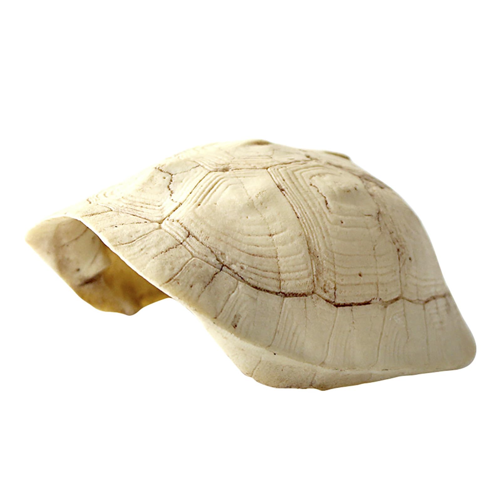 OMEM Reptile Hideout Hide Caves Simulation Turtle Shell Breeding Shelter Terrarium Decor for Snake, Spider, Scorpion, Lizard, Hermit Crab and Other Small Animals